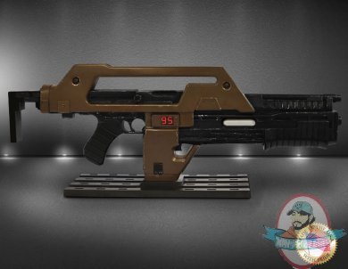 Aliens Pulse Rifle Brown Bess Weathered Hollywood Collectibles 909921