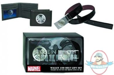 Agent of Shield PX Symbol Leather Belt & Wallet Gift Set