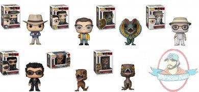Pop! Movies Jurassic Park Set of 7 Vinyl Figures by Funko Pop! Movies Jurassic Park Set of 7 Vinyl Figures by Funko