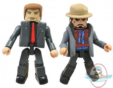 Marvel Minimates Series 49 Iron Man 3 Aldrich Killian with Cowboy Tony