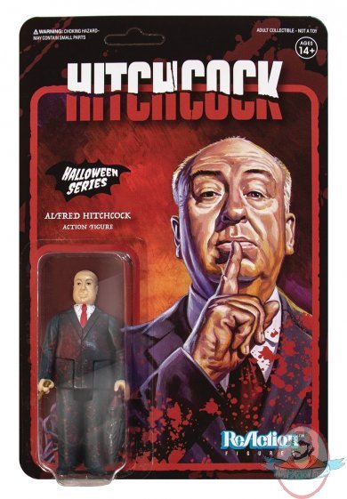 Alfred Hitchcock Blood Splatter ReAction Figure Super 7