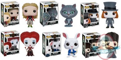 Pop! Disney Alice Through the Looking Glass Set of 6 Figure by Funko