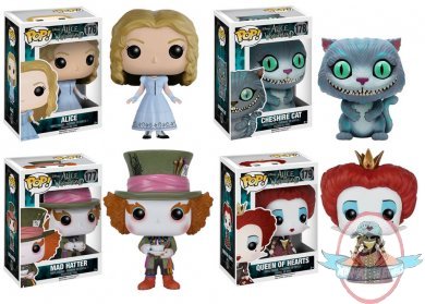 Pop! Disney: Alice in Wonderland Set of 4 Figure Funko