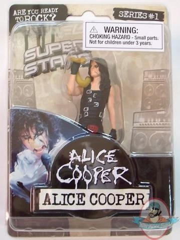 Super Stars1 Alice Cooper 4" Action Figures Toy Moc