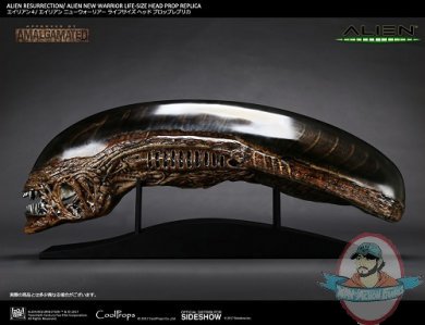 Alien New Warrior Life-Size Head CoolProps 903158
