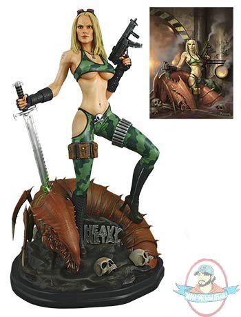 Heavy Metal Alien Marine Girl 1:4 Scale Statue Hollywood Collectibles