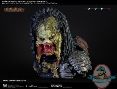 Wolf Predator Prop Replica Life-Size Bust by CoolProps
