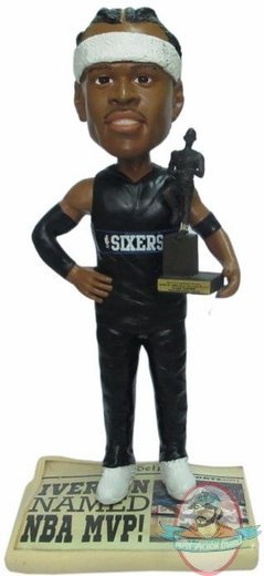 NBA Iverson Allen #3 Legends Newspaper Base Bobble Head MVP
