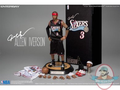 1/6 NBA Real Masterpiece Allen Iverson Philadelphia 76ers Enterbay