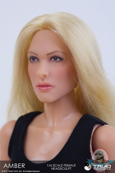 Amber 1/6 Scale Female Headsculpt Set by Triad Toys