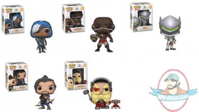 Pop! Games Overwatch Series 4 Set of 5 Vinyl Figures Funko