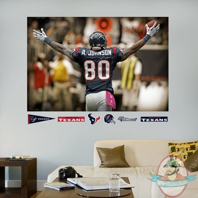 Andre Johnson Celebration In Your Face Mural Houston Texans NFL