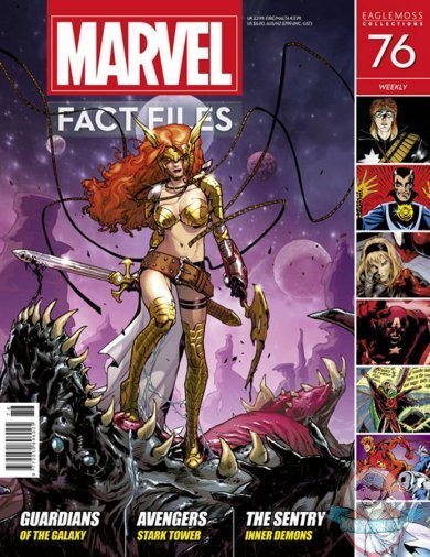 Marvel Fact Files #76 Angela Cover Eaglemoss