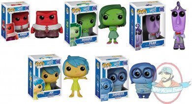 Pop! Disney Inside Out Set of 5 Vinyl Figure by Funko