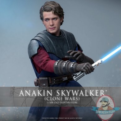 1/6 Star Wars Ahsoka: Anakin Skywalker Clone Wars Era Figure Hot Toys 