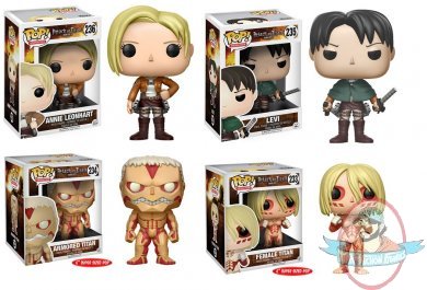 Pop! Animation Attack on Titan Set of 4 Vinyl Figure by Funko