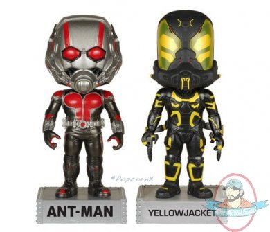 Marvel Ant-Man Set of 2 Wacky Wobblers BobbleHead Funko 