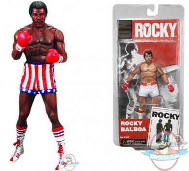 Clean Rocky and Apollo Creed Set of 2 Action Figures 7 inch by Neca