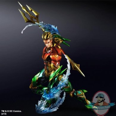 Dc Comics Variant Play Arts Kai Aquaman Action Figure Square Enix