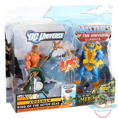 DC Universe vs Masters of the Universe 2-Pck Figure Aquaman vs Mer-Man