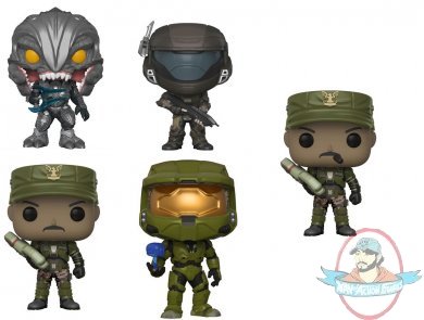 Pop! Halo Series 1 Set of 5 Vinyl Figures Funko