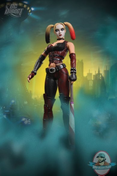 Batman Arkham City Series 1 Harley Quinn Action Figure by DC Direct