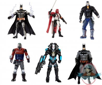 DC Comics Multiverse Batman Arkham City 4" Set of 6 Figures Mattel