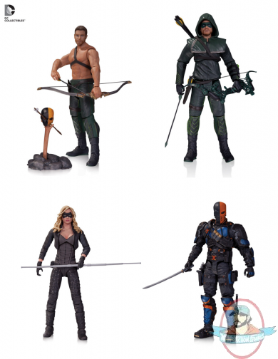 Arrow TV Series Set of 4 Action Figure by DC Collectibles | Man of 