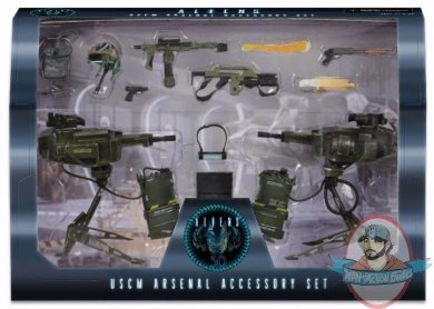 Aliens Accessory Pack USCM Arsenal Weapons Pack by Neca