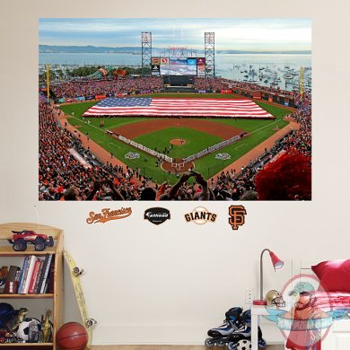 Fathead AT&T Park American Flag Mural San Francisco Giants  MLB