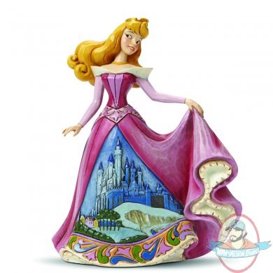 Disney Traditions Aurora with Castle Dress Figurine by Enesco