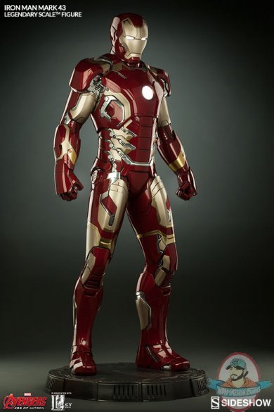 Iron Man Mark 43 Legendary Scale (TM) Figure by Sideshow Collectibles