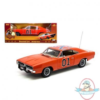 1:18 1969 Dodge Charger General Lee Dukes of Hazzard By Auto World 