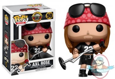 Pop! Guns and Roses Axl Rose Vinyl Figure #50 Funko