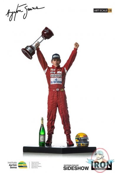 Ayrton Senna 1988 Japan GP Art Scale 1:10 Battle Diorama Iron Studios