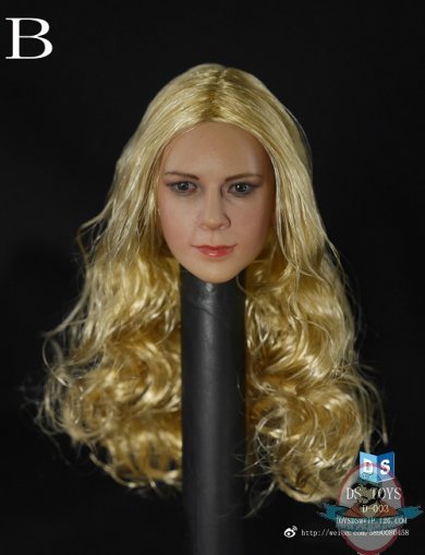 DSTOYS 1/6 Female Head with Long Blonde Hair  DS-D003B