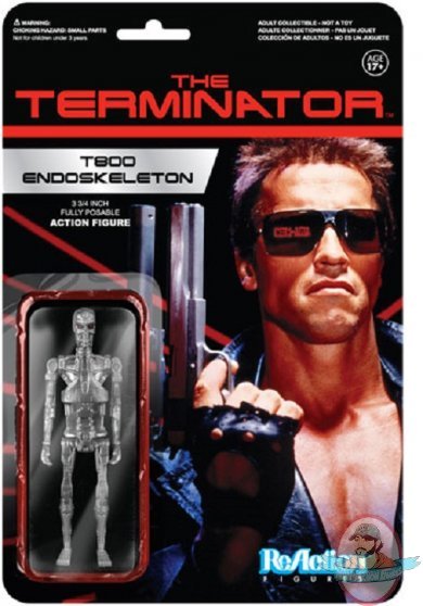 Terminator T-800 Endoskeleton ReAction 3 3/4-Inch Retro Funko