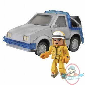 Minimates Vehicle Series 1 Frozen Delorean Time Machine Diamond Select