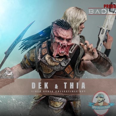 1/6 Predator Badlands Dek & Thia Figure Set Hot Toys 9150762 MMS850