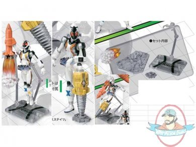 S.H. Figuarts - Kamen Rider Fourze Stand & Effect Set By Bandai Japan