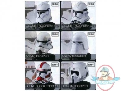 Star Wars Helmet Replica Collection Vol.2: 1 Box  6 pcs by Bandai