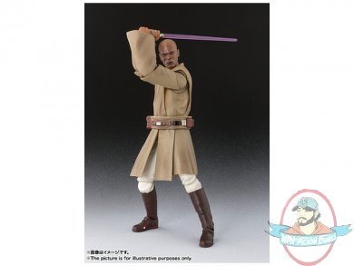 S.H.Figuarts Star Wars Mace Windu Action Figure by Bandai
