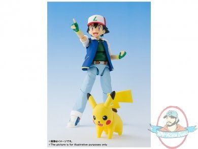 S.H.Figuarts Ash Ketchum Satoshi & Pokemon Bandai BANN14942 