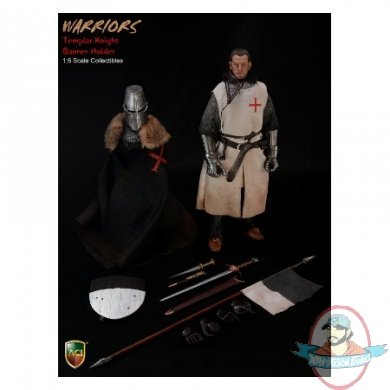 1/6 Crusader Templar Knight Banner Holder ACI24C Figure Aci Toys