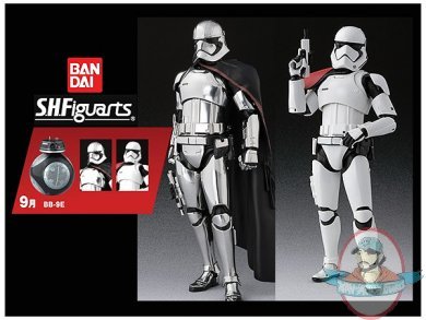 S.H.Figuarts First Order Stormtrooper & Captain Phasma with BB-9E 