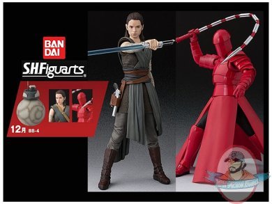 S.H.Figuarts Rey & Elite Pretorian Guard (Whip Staff) with BB-4 Bandai