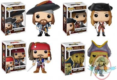 Pop! Disney: Pirates of the Caribbean Set of 4 Funko