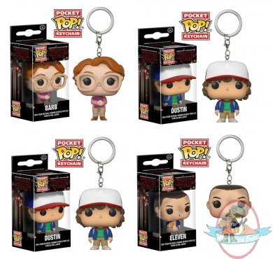 Pop! Keychain: Stranger Things Set of 4 by Funko