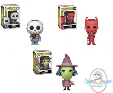 Pop! Disney Nightmare Before Christmas Set of 3 Vinyl Figure Funko