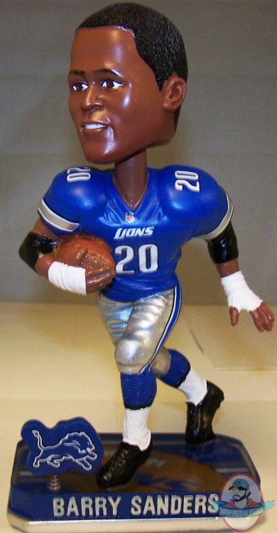 NFL Detroit Lions Barry Sanders #20 Bobblehead Forever Collectibles 